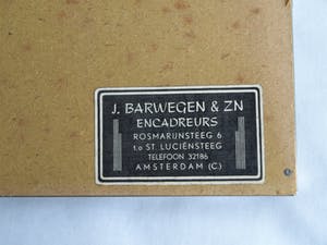 Maarten Langbroek - Ets, Reguliersgracht, Amsterdam – Gesigneerd en ingelijst – ca 1965 kopen? Bied vanaf 10!