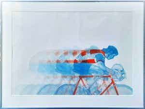 Leentje Linders - ETS - Henk Lubberding (TI-Raleigh Rennersploeg) 'He gave a jump' - 21008 verkocht voor € 75!