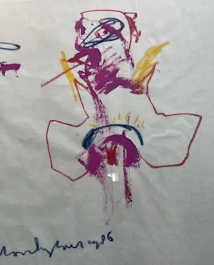 Anton Heyboer - Zelfportret (unica) kopen? Bied vanaf 175!