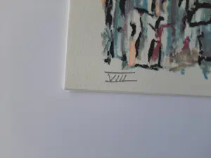 Jan Wolkers - Zeefdruk Winterbeeld XIII + gedicht + foto van Jan Wolkers kopen? Bied vanaf 160!