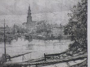 Toon Pluymers - Haven van Middelburg - Ets kopen? Bied vanaf 1!