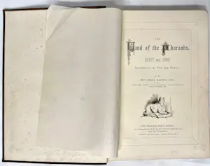 Antiquarisch Boek - The Land of the Pharaohs. Egypt and Sinai: illustrated 1875 Rev. Samuel Manning kopen? Bied vanaf 70!