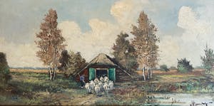 Jan van Vlaardingen - Schaapskooi op Gooise heide kopen? Bied vanaf 80!