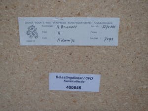Alfons Brunott - abstracte compositie kopen? Bied vanaf 75!