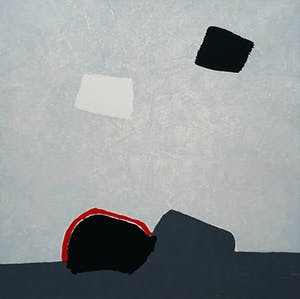 Wil Klaassen - Abstracte compositie, zeefdruk kopen? Bied vanaf 30!