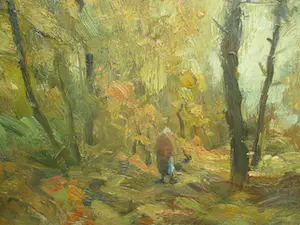 Felix Eyskens - Félix Eyskens (1882 - 1968) Boszicht kopen? Bied vanaf 50!