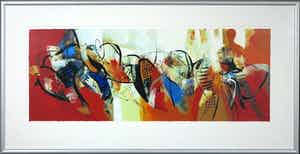 Peter Meijer - Zeefdruk, Habenera - Ingelijst (Groot) verkocht voor € 50!