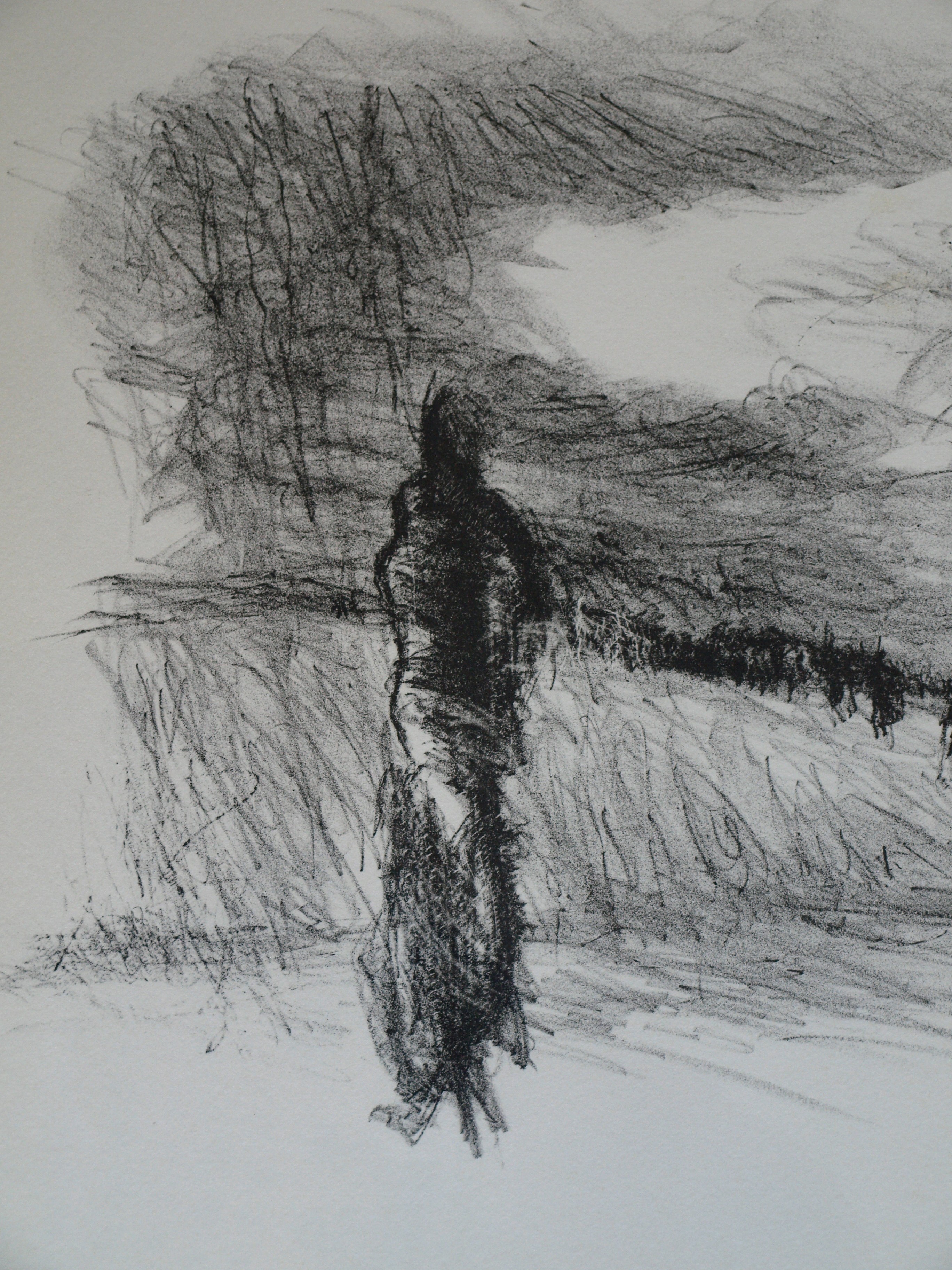 Leo Schatz - Litho, Hommage aan mijn vriendenkring – ingelijst – 1989 kopen? Bied vanaf 40!