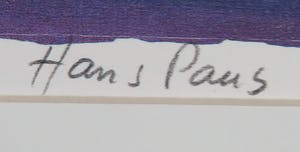 Hans Paus - Zeefdruk, Landschap kopen? Bied vanaf 10!