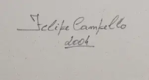 Felipe Campello - Acryl op doek, Zonder titel (Zeer groot) kopen? Bied vanaf 1!