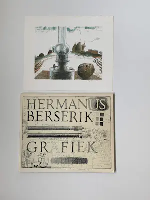 Herman Berserik - 5 boeken over zijn oeuvre + kleurenlitho kopen? Bied vanaf 50!