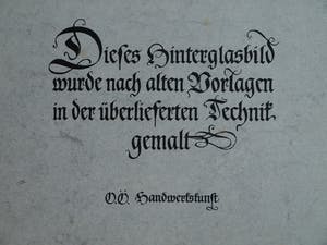 Niet of onleesbaar gesigneerd - Achterglasschildering / Hinterglasmalerei , Heilige Isidorus – ingelijst kopen? Bied vanaf 1!