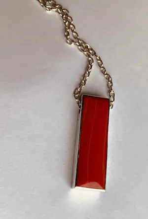 Zilver - 2 sixties hangers met ketting - zilver 925 kopen? Bied vanaf 65!