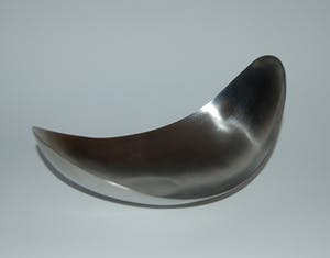 Georg Jensen - Helle Damkjaer: RVS schaaltje bladvorm- Leaf kopen? Bied vanaf 35!