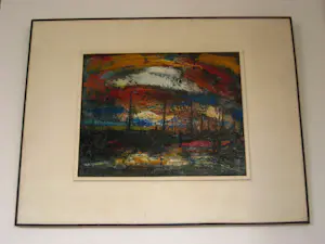 Toon Koster - Boten in Haven. kopen? Bied vanaf 1!