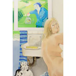 Jan Vanriet - 'Leda en de Zwaan' kopen? Bied vanaf 3750!