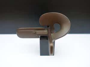 Jan Verschoor - zeer mooi geometrisch sculptuurtje. verkocht voor € 125!