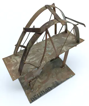 Herman den Brinker - Brug, object van gesoldeerd blik en draad kopen? Bied vanaf 1!