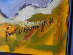 Frenk van Heeswijk - Naakt groot olieverfschilderij op doek in goede conditie '92 kopen? Bied vanaf 60!