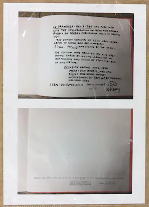 Keith Haring - Zeldzame litho uit het portfolio Against all odds kopen? Bied vanaf 1!