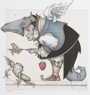 Michael Parkes - Litho, Frog Collector I kopen? Bied vanaf 250!