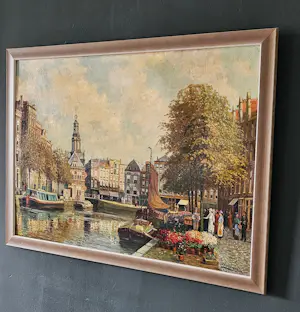 Pieter Wagemans - Bloemenmarkt Amsterdam kopen? Bied vanaf 225!