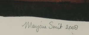 Marjan Smit - Kleurenets, Overslag - Ingelijst kopen? Bied vanaf 80!
