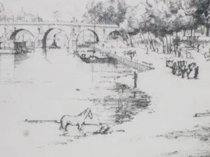 AcheterEugène Béjot - Le Quai des Celestins Paris - Ets? Enchérissez de 90!