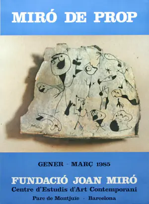Joan Miro - Affiche “Miró de Prop - Barcelona, 1985”. Gesigneerd in de plaat. kaufen? Bieten Sie von 25!