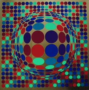 Victor Vasarely - Zeefdruk kopen? Bied vanaf 100!