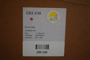 Cor de Jong - Zeefdruk - Verdeeld hart - Ingelijst kopen? Bied vanaf 75!