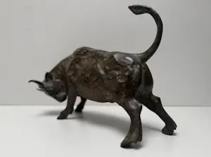 Pierre Chenet - Bronzen stier (Groot sculptuur) kopen? Bied vanaf 500!