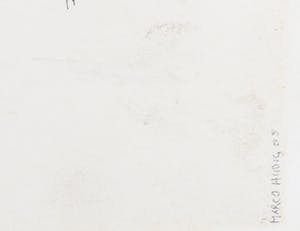 Margot Hudig-Heldring - Pentekening, Plantenstudies met knaagdier kopen? Bied vanaf 1!