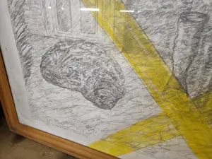 Jacob Zekveld - Excentrisch kruis met interieur. In de spiegel wellicht de komeet van Kidney kopen? Bied vanaf 20!