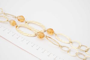 2546 - Vintage verguld 1e Geh. Zilveren Halssierraad - Milor Italy - kopen? Bied vanaf 40!