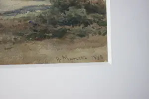 Henri Joseph Marcette - Romantisch glooiend landschap met bomen kopen? Bied vanaf 120!