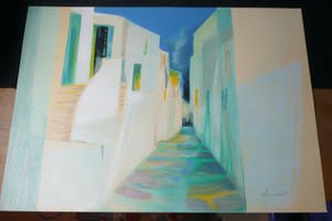 Claude Hemeret - " Rue a Mykonos" kopen? Bied vanaf 39!