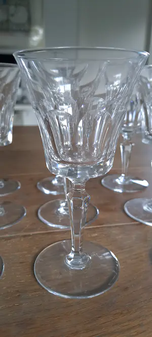 Val-Saint-Lambert - 6 mooie kristallen St. Lambert glazen. kopen? Bied vanaf 300!