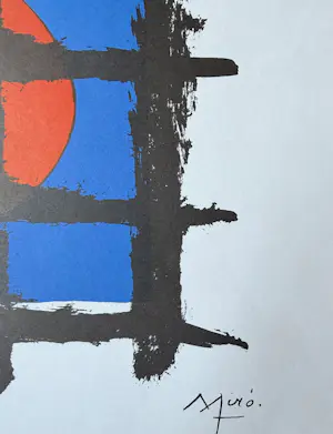 Joan Miro - Rood gezicht kopen? Bied vanaf 47!