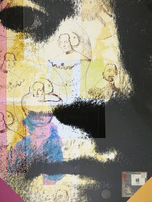 Harald Vlugt - Zeefdruk en collage, Spring kopen? Bied vanaf 1!