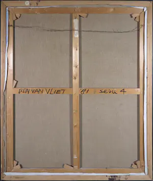 Ben van Vliet - Gemengde techniek op doek, Serie 4 - Ingelijst (Zeer groot) kopen? Bied vanaf 35!