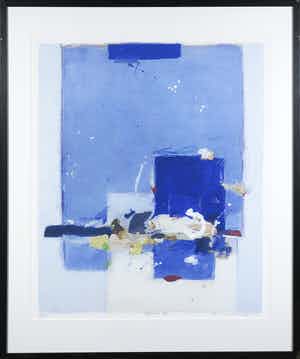 Ron van der Werf - Zeefdruk, Etude II - Ingelijst verkocht voor € 50!