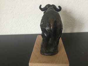 Brons (Onbekend) - Buffel - Os kopen? Bied vanaf 10!