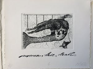 Abe Kuipers - Woman, hair, death ( 7 etsen in mapje) kopen? Bied vanaf 85!