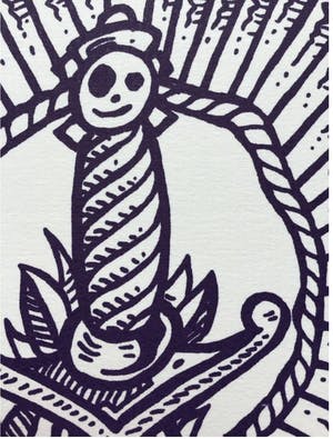 Henk Schiffmacher - Zeefdruk Love Tattoo, 33/50 gesigneerd kopen? Bied vanaf 1!