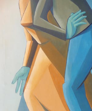 Eef van Maanen - Dansend paar - Olieverf 1954 kopen? Bied vanaf 1!