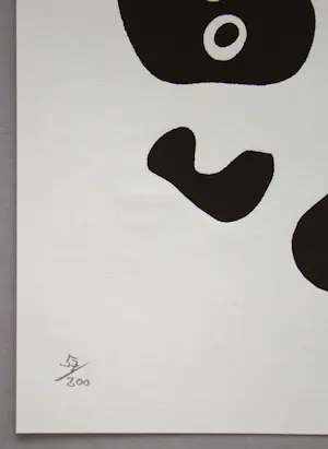 Hans Arp - Constellation avec cinq éléments - Zeefdruk in beperkte oplage - 1960 kopen? Bied vanaf 100!