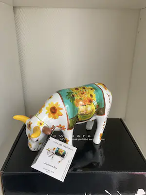 Marianne Bey - Sunflowers / Van Gogh / Cowparade kopen? Bied vanaf 1!