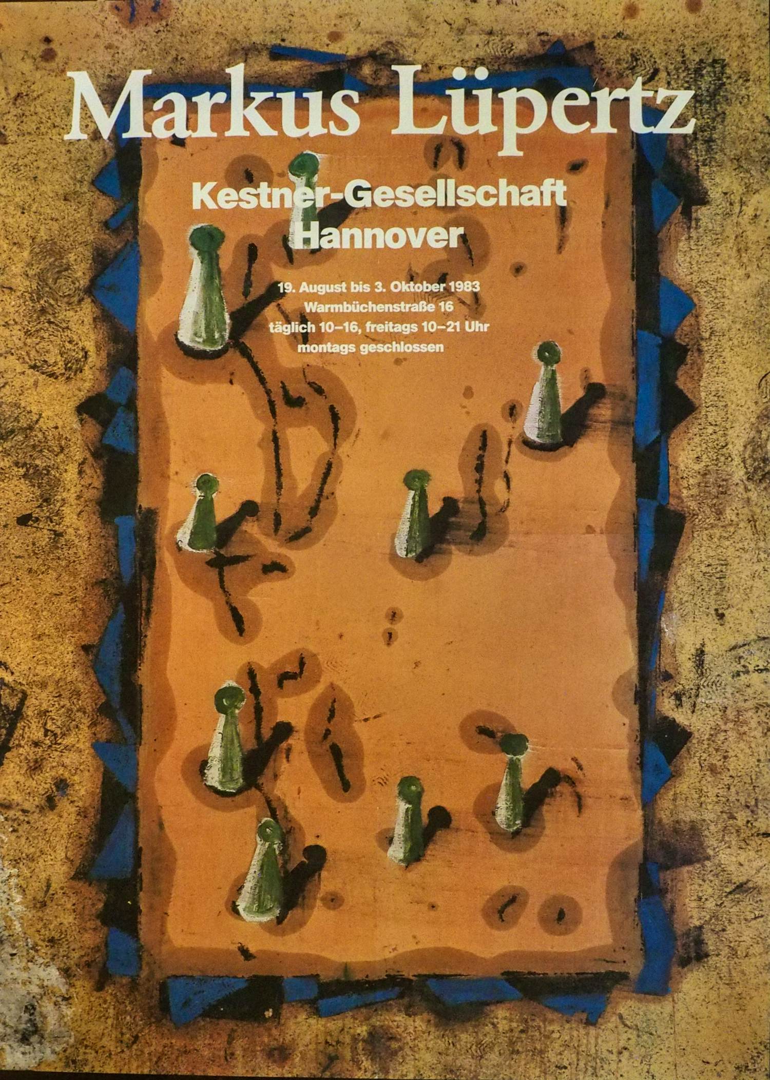 Markus Lüpertz - Tentoonstellingsaffiche verkocht voor € 45!