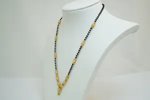 13 - Een traditioneel Oosters (India) hoog gehalte 20Krt gouden halssierraad kopen? Bied vanaf 520!